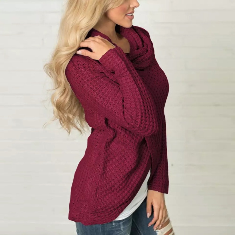 ❇️❣️✳️ Buckle asymmetrical sweater - Picture 5 of 5